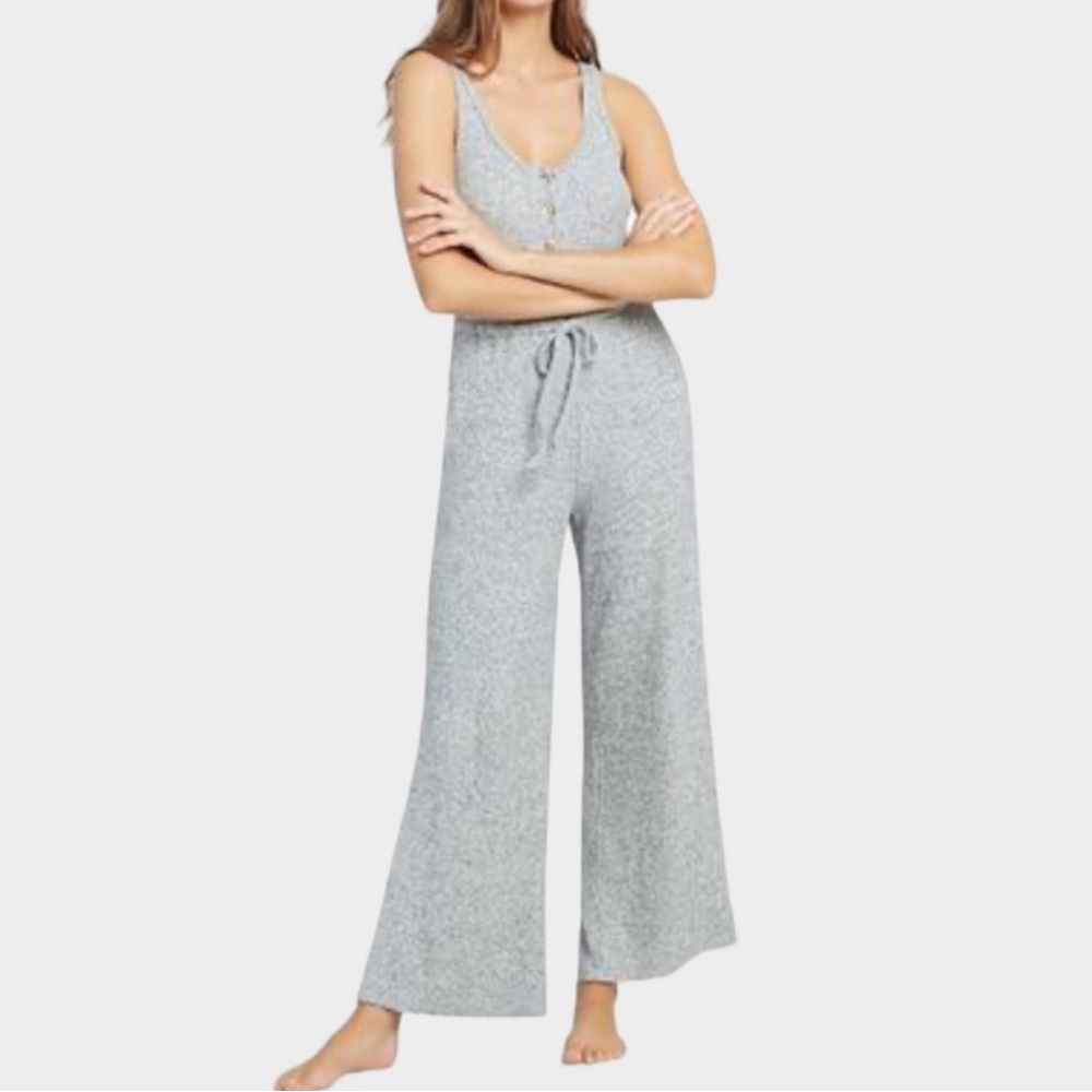 L*Space XS Head in Cloud Gray comfy Jumpsuit with Relaxed Fit - Picture 3 of 10